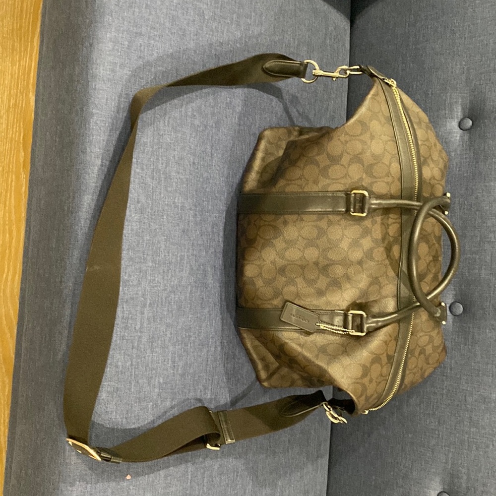Coach Trekker brown leather bag- Medium